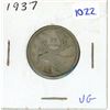 Image 1 : 1937 Canadian silver 25 cents