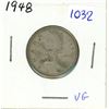 Image 1 : 1948 Canadian silver 25 cents