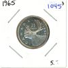 Image 1 : 1965 Canadian silver 25 cents
