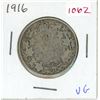 Image 1 : 1916 Canadian silver fifty cents
