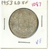 Image 1 : 1953 LD SF Canadian silver fifty cents