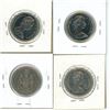 Image 2 : 1968, 1969, 1974, 1979 Canadian silver fifty cents