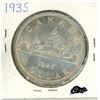 Image 2 : 1935 Canadian silver dollar