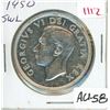 Image 1 : 1950 SWL Canadian silver dollar