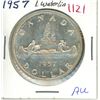 Image 1 : 1957 1WL Canadian silver dollar