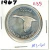 Image 1 : 1967 Canadian silver dollar