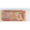 Image 1 : 1974 Canada two dollar note - special serial # six 6's