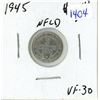 Image 1 : 1945 Newfoundland five cent silver coin