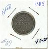 Image 1 : 1904 Newfoundland 20 cents silver coin