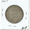 Image 2 : 1907 Newfoundland 50 cents silver coin