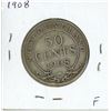 Image 2 : 1908 Newfoundland 50 cents silver coin