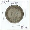 Image 2 : 1918 Newfoundland 50 cents silver coin