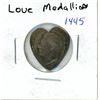 Image 1 : silver love medallion