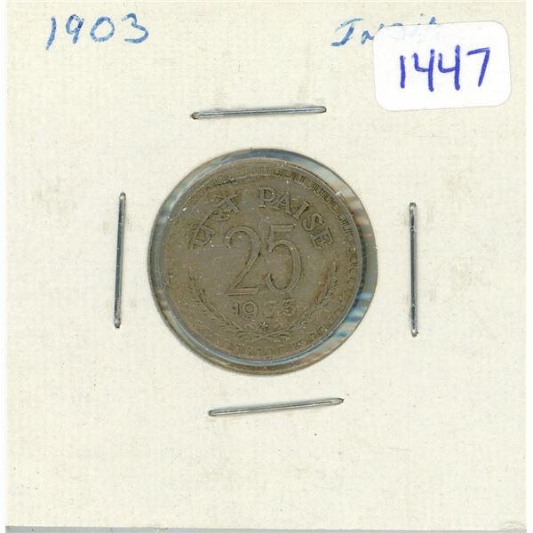 1973 India 25 Paise