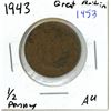Image 1 : 1943 Great Britian half penny