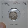 Image 2 : 1943C Newfoundland 5 cents, silver