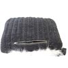 Image 5 : Fur Hand Warmers w/Zippered Pocket - Fur Collar (unknown fur)