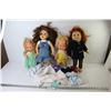 Image 1 : (4) Dolls w/Clothing Items
