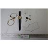 Image 1 : Guess Watch (not running) - (2) Metal Bracelets - Arrow Necklace - Assorted Pendants