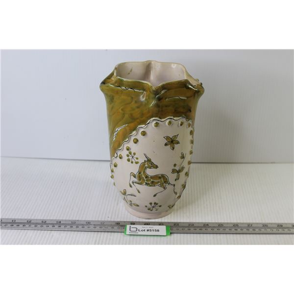 (1) Pottery Vase (made in Italy)