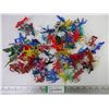 Image 1 : Large Lot of Plastic Toys-Army, Western, Astronauts, over 80 pieces