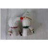 Image 5 : (2) Boxes of Vintage Christmas Tree Ornaments, (2) Snowman Ornaments