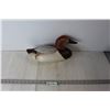 Image 1 : Vintage Hand Carved Wood and Painted Duck Decoy - Marked W/M 2/3