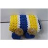 Image 2 : Soft Knitted Baby Blanket and Baby Boots
