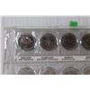 Image 2 : 1992 125 Year Celebration Coins: January-December {Provincial 25 cent Coins) in plastic sleeve