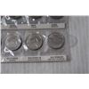 Image 5 : 1992 125 Year Celebration Coins: January-December {Provincial 25 cent Coins) in plastic sleeve