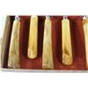 Image 3 : Vintage Citron Bakelite Cutlery Set (in box)