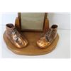 Image 2 : Bronze Baby Shoes w/ Photo Frame