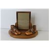 Image 5 : Bronze Baby Shoes w/ Photo Frame