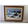 Image 1 : Framed Oil Painting on Board by M. Adams (17 1/4" x 21 1/2")