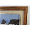 Image 3 : Framed Oil Painting on Board by M. Adams (17 1/4" x 21 1/2")