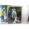 Image 2 : Water Fall Print (frame loose -17" x 21") - Wall Art (13 1/2" x 33")