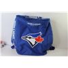 Image 5 : (11) Toronto Blue Jays Items -Bud Light 24 Can Bag Backpack - 1992 Coca-Cola Cans -  Sew on Patches
