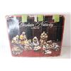 Image 2 : 10 Piece Porcelain Nativity Set