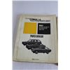 Image 2 : (3) Toyota Corolla Parts Catalogs