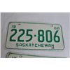 Image 2 : Pair of Saskatchewan 1968 License Plates