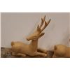 Image 2 : * (2) Paper Mache Reindeers, Assorted Christmas Decorations