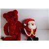 Image 2 : (5) Christmas Plushies, Stocking Ornament