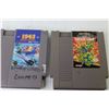 Image 2 : (6) Nintendo NES Games - 1943 - Teenage Mutant Ninja Turtles - Quarterback - Blades of Steel -Racket