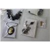 Image 4 : (15) Pieces of Costume Jewelry - Necklaces - Earrings - Brooches