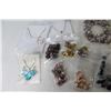 Image 2 : (15) Pieces of Costume Jewelry - Necklaces - Jewelry Beads - Bracelet - Earrings