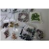 Image 3 : (15) Pieces of Costume Jewelry - Necklaces - Jewelry Beads - Bracelet - Earrings