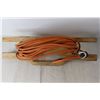 Image 2 : Extension Cord With Wooden Wind Up Reel