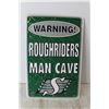 Image 2 : CFL Roughriders Man Cave Tin Sign