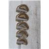 Image 8 : Series of 5 Picture Agate from Same Stone, Rummikube Game, Engraved Stone, Clock, Artwork