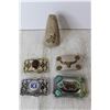 Image 2 : (4) Belt Buckles, Rock, (7) Bolo Ties